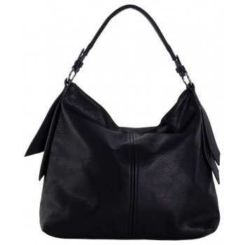 black city shoulder bag in eco leather