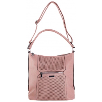 light pink city shoulder bag with a detachable strap σε προσφορά
