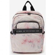 light pink women`s patterned backpack diesel - women