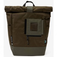khaki men`s backpack diesel shinobi - men