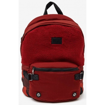 red backpack with artificial fur diesel - men σε προσφορά