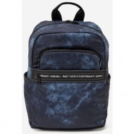 dark blue patterned backpack diesel - women