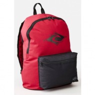 rip curl backpack dome pro 18l logo maroon