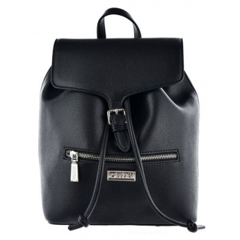 classic leather backpack big star kk574132 black