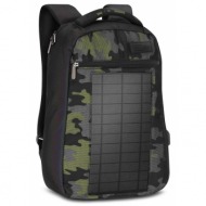 spokey city solar city backpack so solar panelom, 30 l