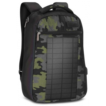 spokey city solar city backpack so solar panelom, 30 l σε προσφορά