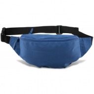 semiline unisex`s waist bag l2045-2 navy blue
