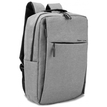 semiline unisex`s laptop backpack l2047-3 σε προσφορά