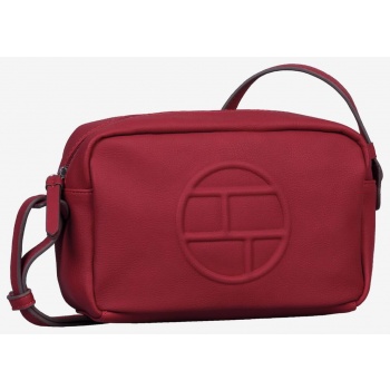 red women`s small crossbody handbag tom tailor rosabel 