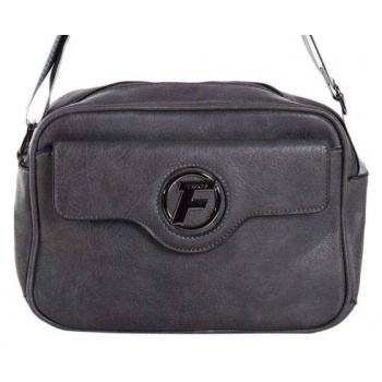 dark gray women`s eco-leather messenger bag σε προσφορά