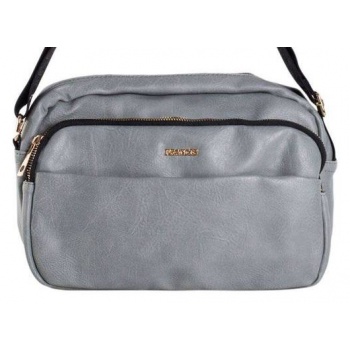 gray women`s eco-leather messenger bag σε προσφορά