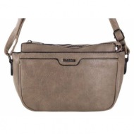 dark beige messenger bag with an adjustable strap