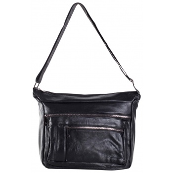 black women`s shoulder bag with pockets σε προσφορά