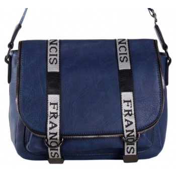 navy blue messenger bag with an adjustable strap