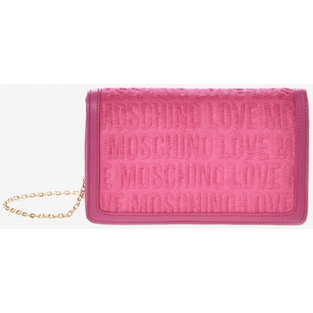 pink womens crossbody handbag love moschino - women σε προσφορά