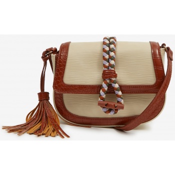 orsay light brown crossbody handbag - women