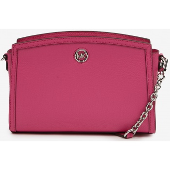 dark pink women`s leather crossbody handbag michael kors  σε προσφορά