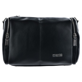 trendy leather handbag big star ll574022 black σε προσφορά