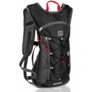 spokey fuji sport, cycling and running backpack, black, 5 l