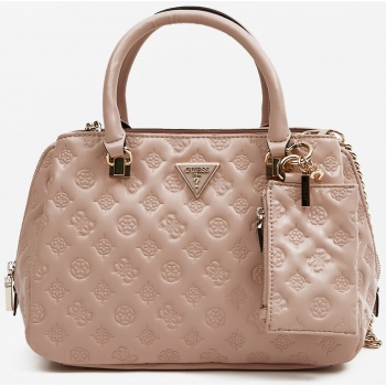 light pink ladies patterned handbag guess la femme σε προσφορά