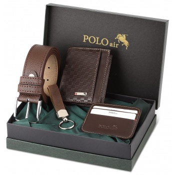 polo air wallet - brown - plain σε προσφορά
