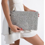 capone outfitters clutch - gray - marled