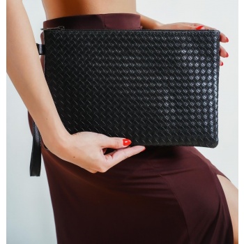 capone outfitters clutch - black - graphic σε προσφορά