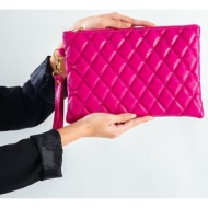 capone outfitters clutch - pink - plain