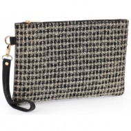 capone outfitters clutch - black - plain