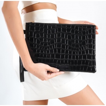 capone outfitters clutch - black - plain σε προσφορά