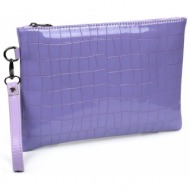 capone outfitters clutch - purple - plain