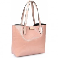 capone outfitters shoulder bag - pink - plain