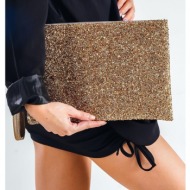 capone outfitters clutch - gold - marled