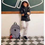 women`s defacto fit checkerboard pattern school backpack