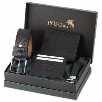 polo air wallet - black - plain σε προσφορά