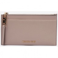 old pink women`s leather michael kors card case - ladies