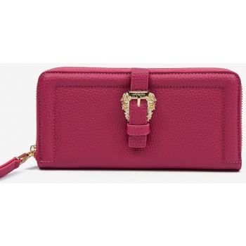 dark pink versace jeans couture wallet - women σε προσφορά