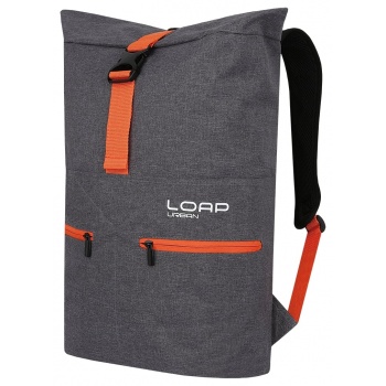 city backpack loap spott grey/orange σε προσφορά