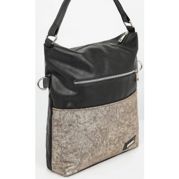 borse bag made of natural leather imitation black