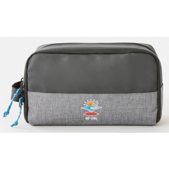 rip curl cosmetic bag groom toiletry icons of surf grey σε προσφορά