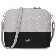 handbag vuch cara dotty grey