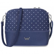 handbag vuch cara dotty blue