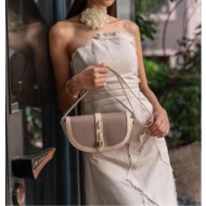 madamra mink women`s contrast design crossbody bag