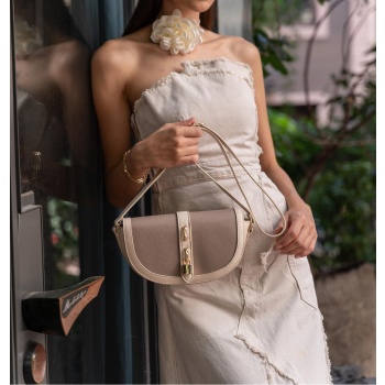 madamra mink women`s contrast design crossbody bag σε προσφορά
