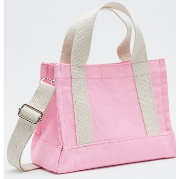 madamra women`s pink canvas crossbody bag σε προσφορά