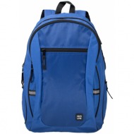 semiline unisex`s backpack j4919-2 navy blue/black