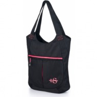 γυναικεία τσάντα loap binny μαύρο/ροζ