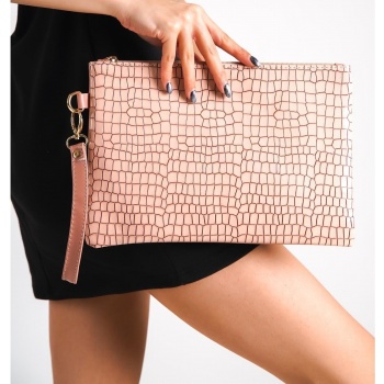 capone outfitters clutch - pink - plain σε προσφορά