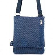semiline γυναικεία τσάντα l2042-4 σκούρο μπλε