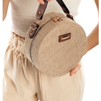 madamra women`s round straw shoulder bag σε προσφορά